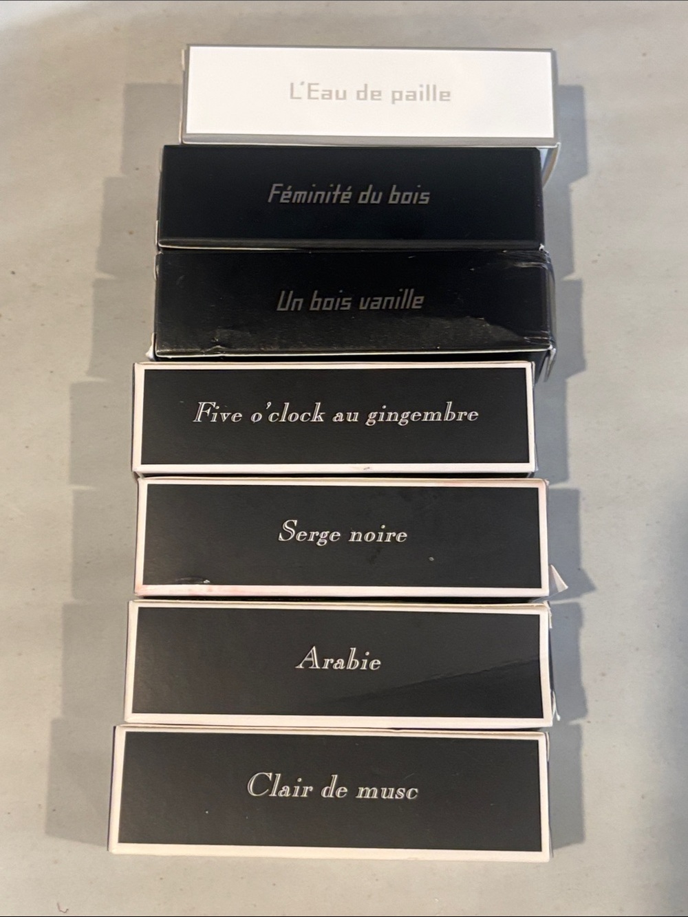 Serge Lutens ~ 7 Piece Sample Set! ~ Rare!